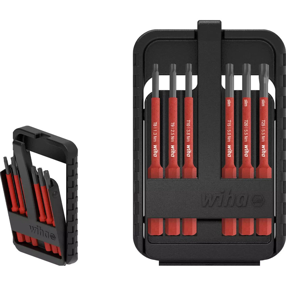 Wiha - Bit Set slimBit electric TORX® 6-tlg. - 43153