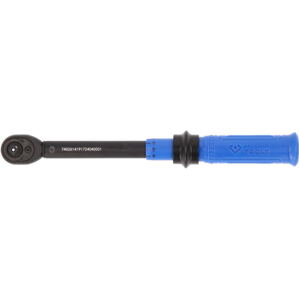 Brilliant Tools - 1/4" Ratschen-Drehmomentschlüssel, 5-25Nm - BT141917