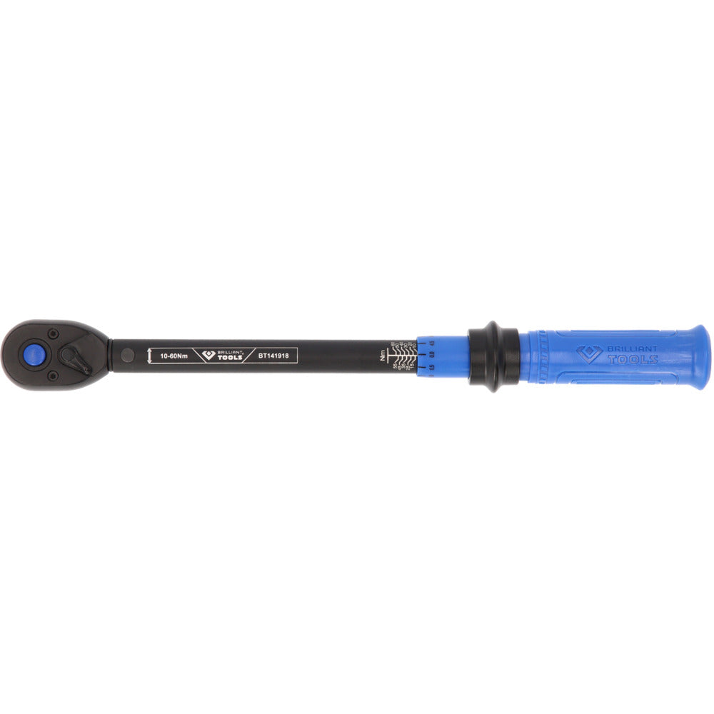 Brilliant Tools - 3/8" Ratschen-Drehmomentschlüssel, 10-60Nm - BT141918
