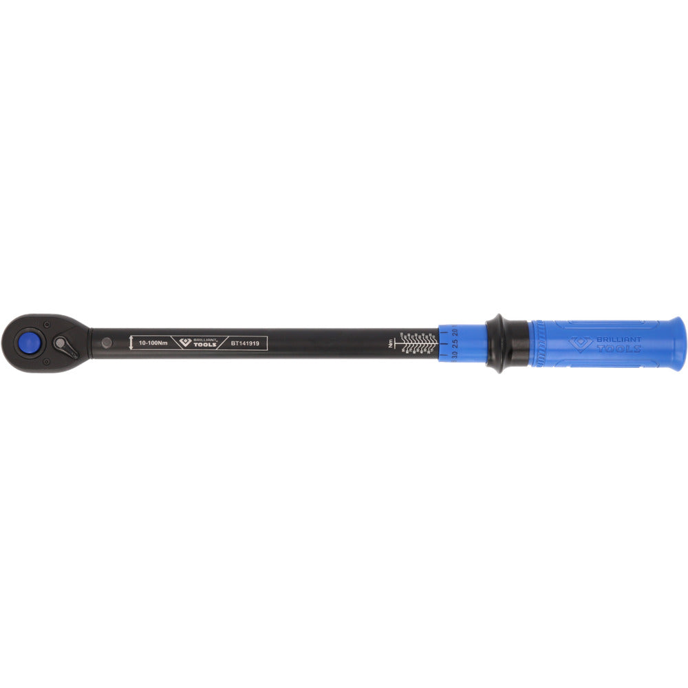 Brilliant Tools - 3/8" Ratschen-Drehmomentschlüssel, 10-100Nm - BT141919