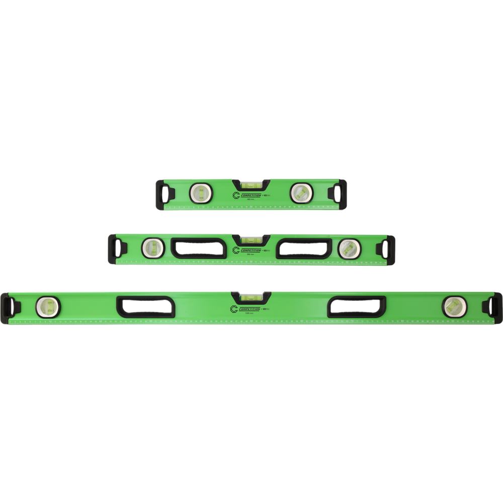 KS Tools - COMPETITION Wasserwaagen-Satz, 3-tlg, 400 + 600 + 1000 mm - 512.0510