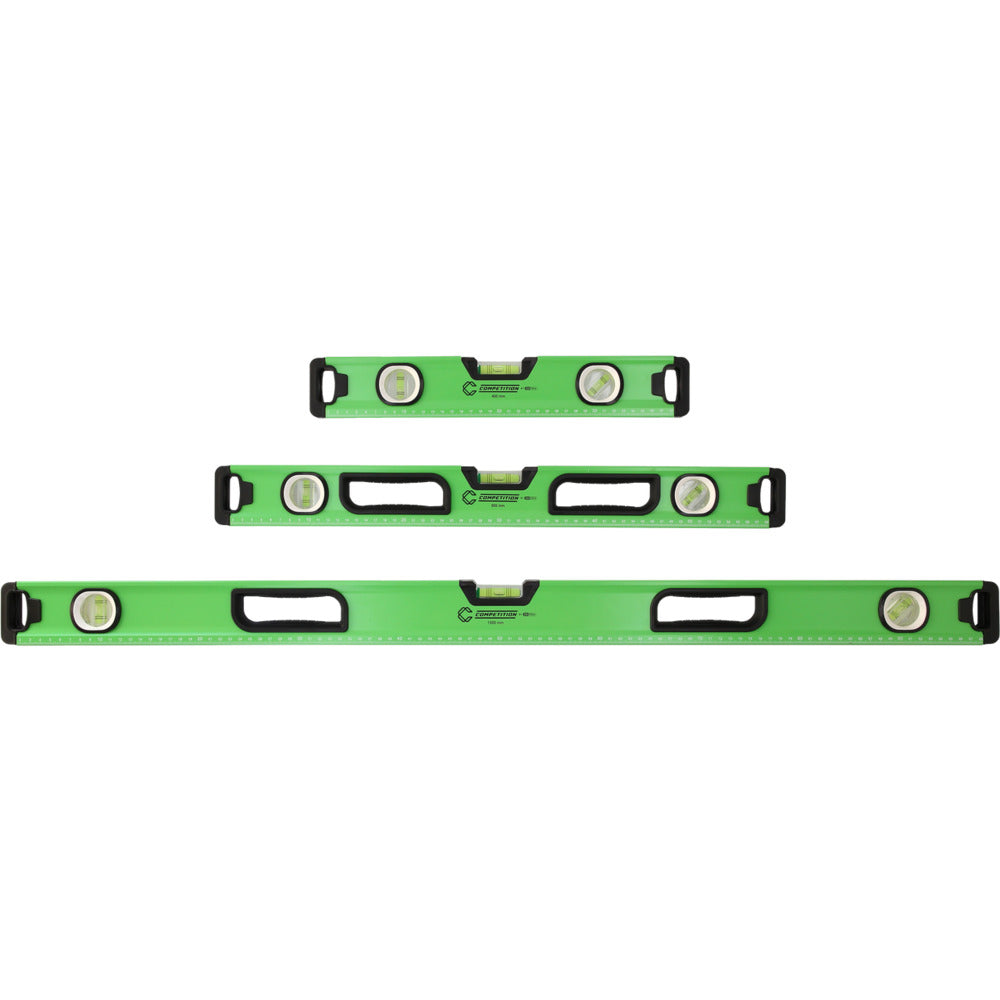 KS Tools - COMPETITION Wasserwaagen-Satz, 3-tlg, 400 + 600 + 1000 mm - 512.0510