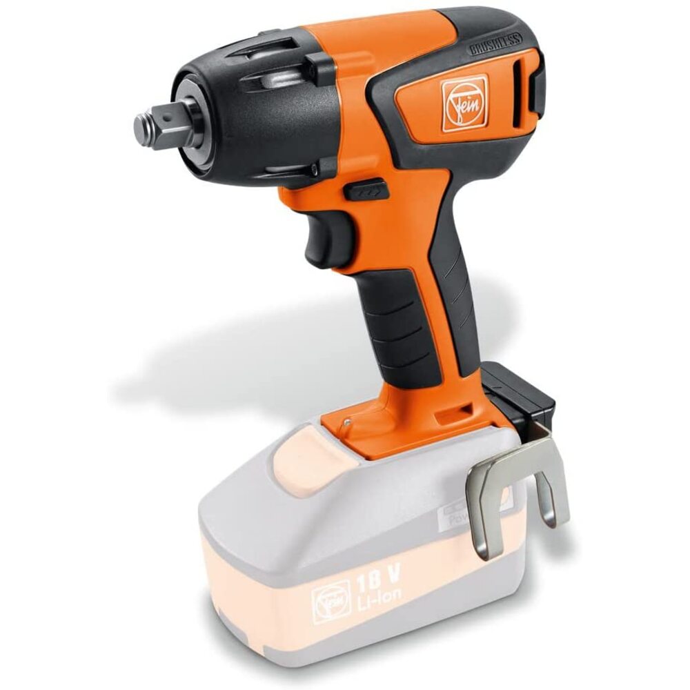 Fein - Akku-Schlagschrauber ASCD 18-300 W2 Select | Akku-Schrauber mit bürstenlosem Motor für 1/2 Außenvierkant Aufnahme | Berührschutz am Getriebekopf