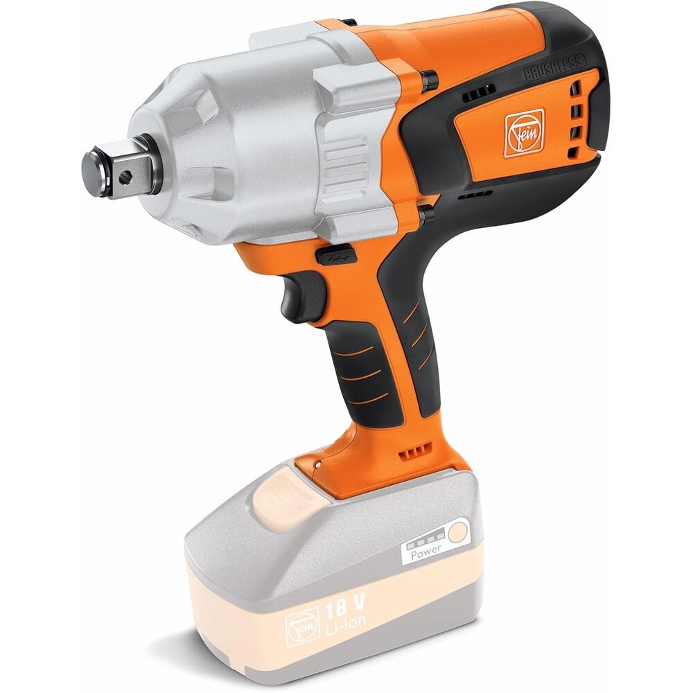 Fein - Akku-Schlagschrauber ASCD 18-1000 W34 SELECT (ohne Akku, Motor bürstenlos, 18 V, max. Drehmoment 1050 Nm, Werkzeugaufnahme ¾ in Außenvierkant) - 71150864000