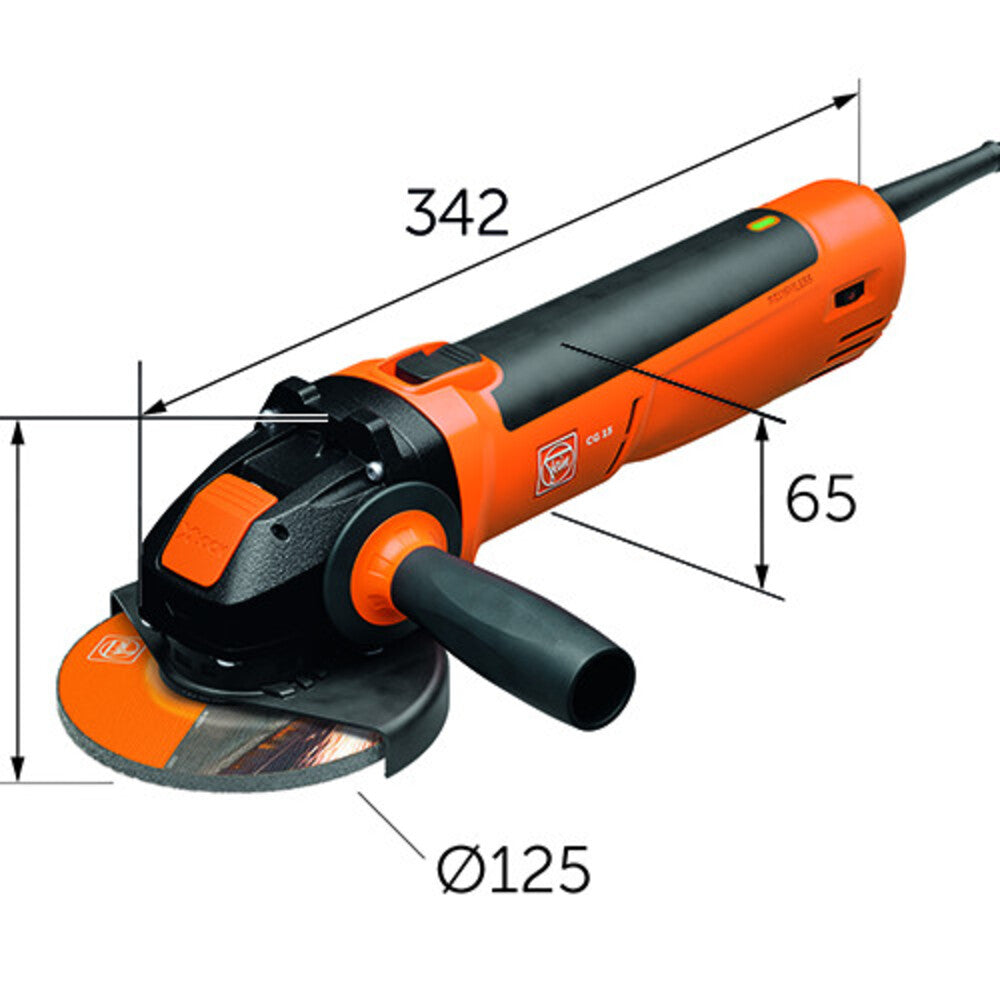Fein - Winkelschleifer CG 15-125 BL - 72226760000 MP