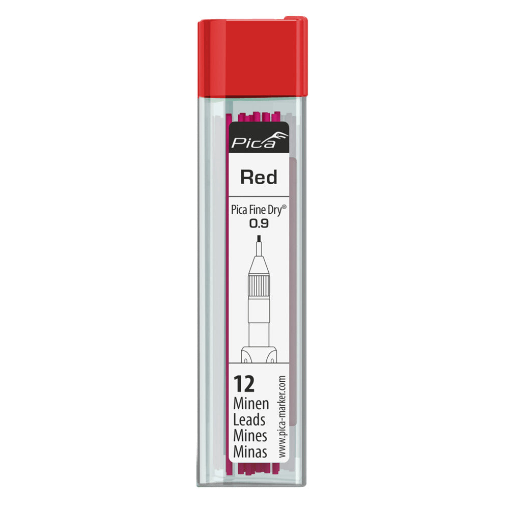 Pica - Fine Dry 0.9 Rot 12 Minen - 7031