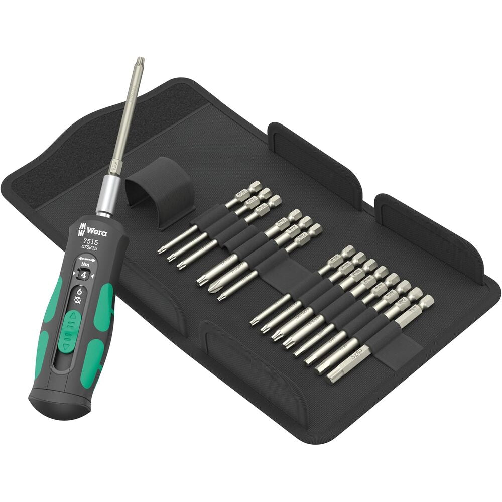Wera - 7515/16 Kraftform Safe-Torque Speed Universal 1, 16‑teilig - 05075851001