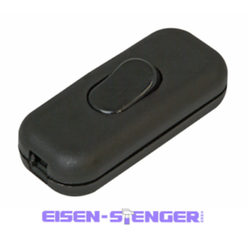 Kopp - Schnurzwischenschalter, 1-polig, 6A, schwarz - 191305087