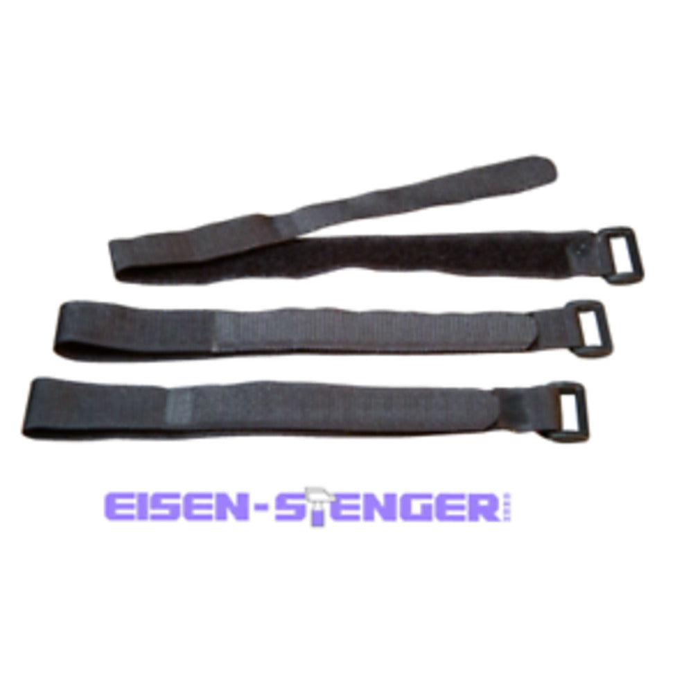 Kopp - Universal-Klettbänder, 330x20mm, schwarz, Inhalt: 3 Stück - 328100097