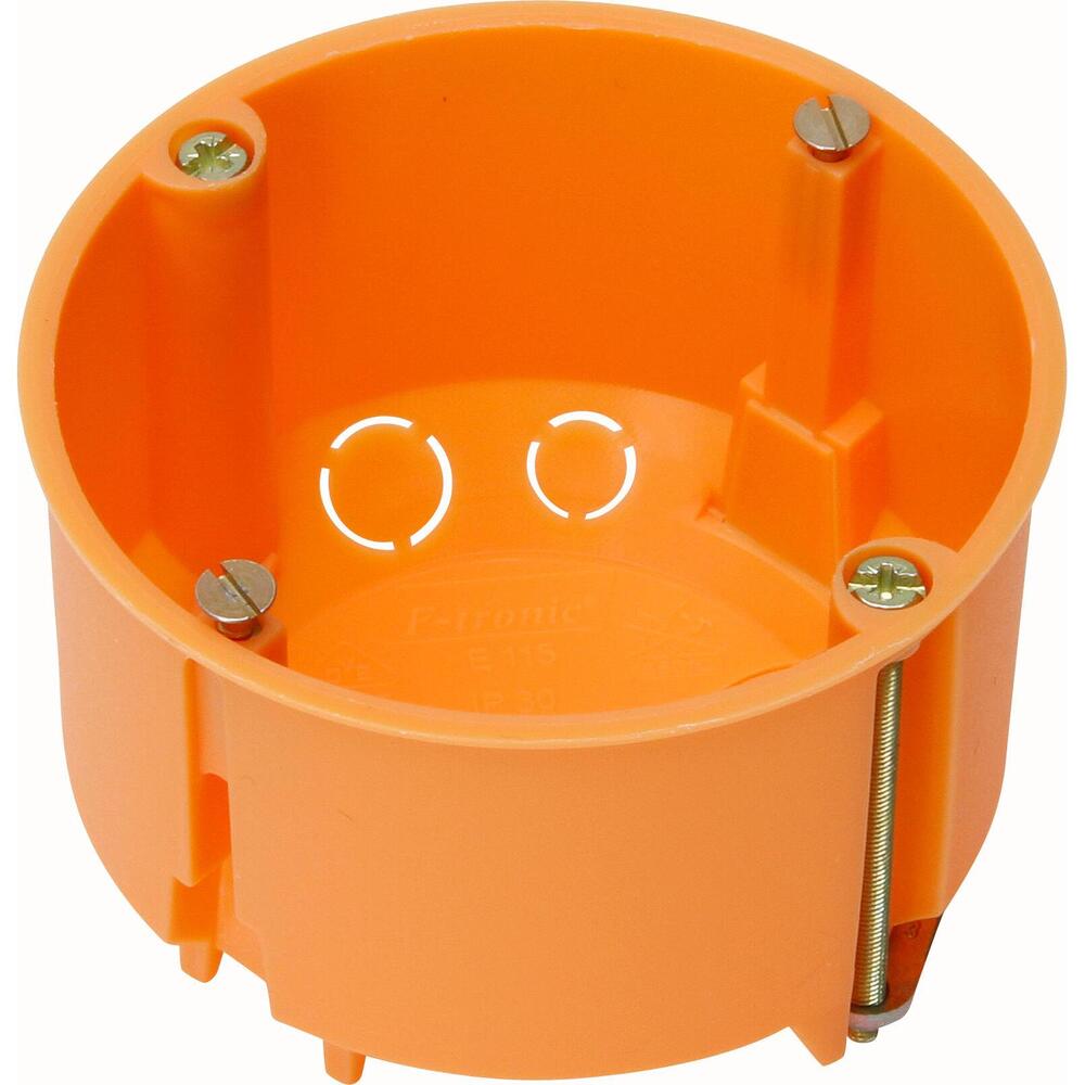 Kopp - Hohlwandschalterdose, Ø68mm, Dosentiefe: 47mm, orange, IP30 - 346700004