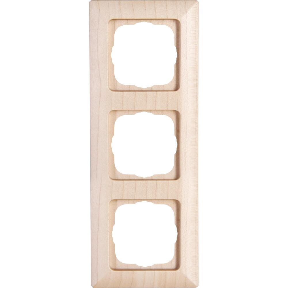 Kopp - MILANO – Abdeckrahmen 3-fach, Farbe: ahorn - 306739068