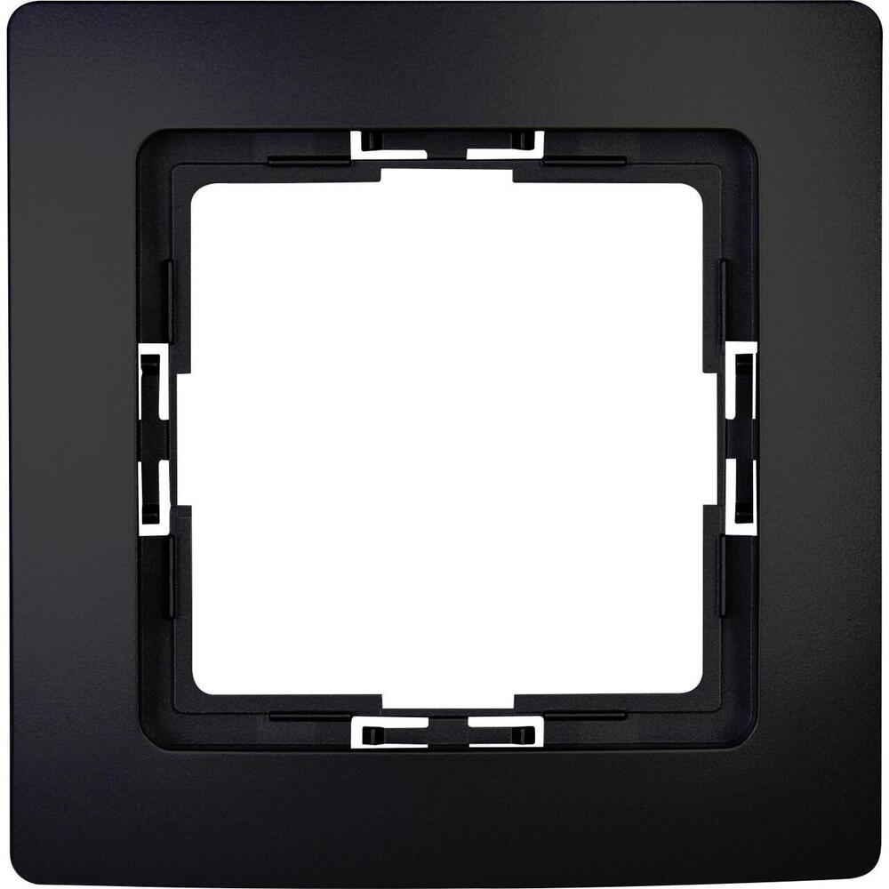 Kopp - PARIS – Abdeckrahmen 1-fach, Farbe: schwarz matt - 308450066