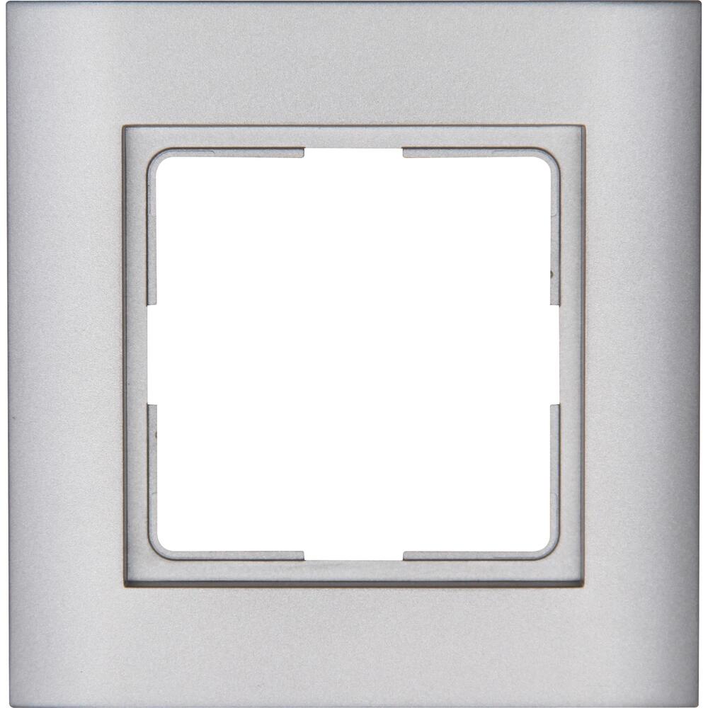 Kopp - ATHENIS – Abdeckrahmen 1-fach, Farbe: stahl - 402147064