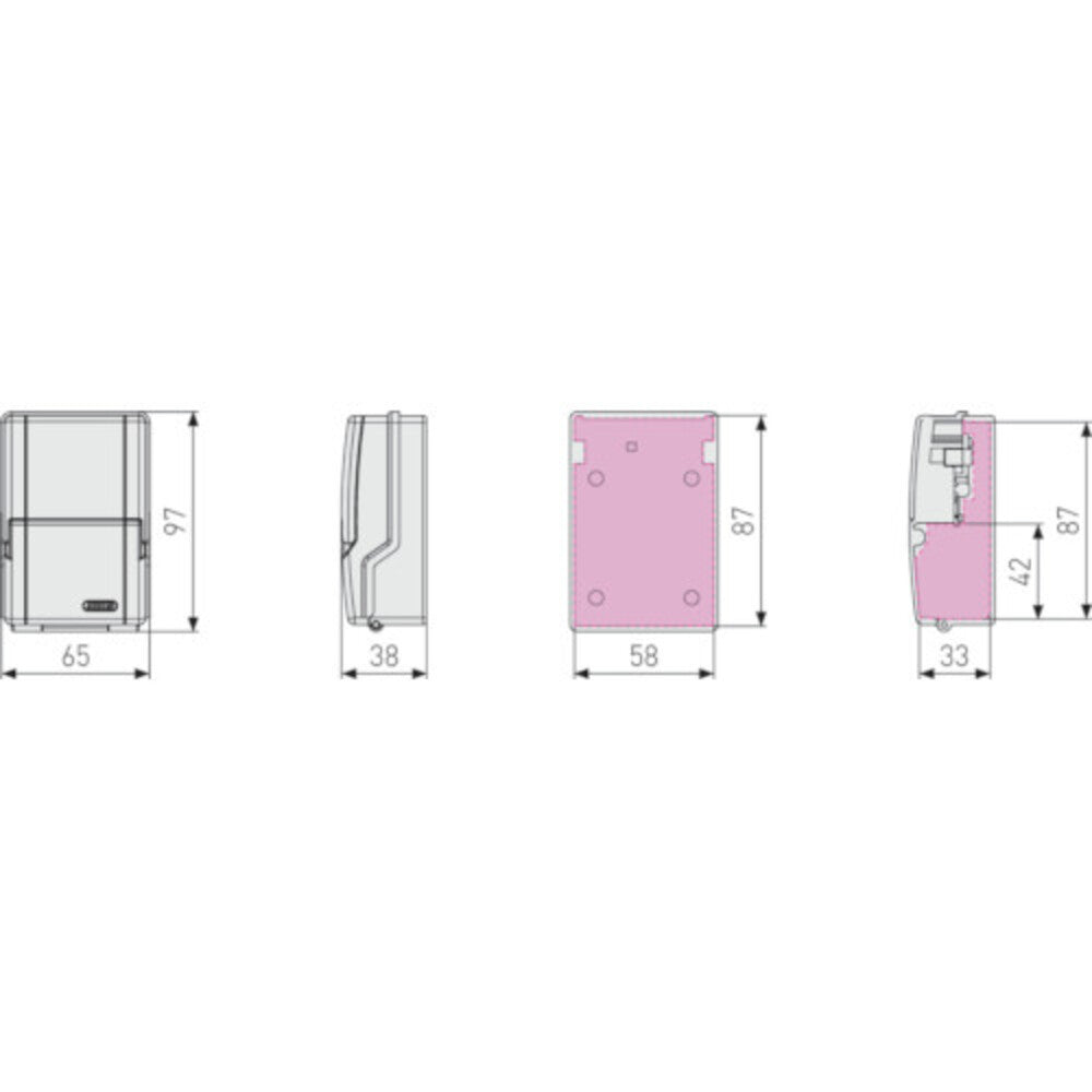 Abus - KeyGarage™ 727 Mini Wandmontage - 77455