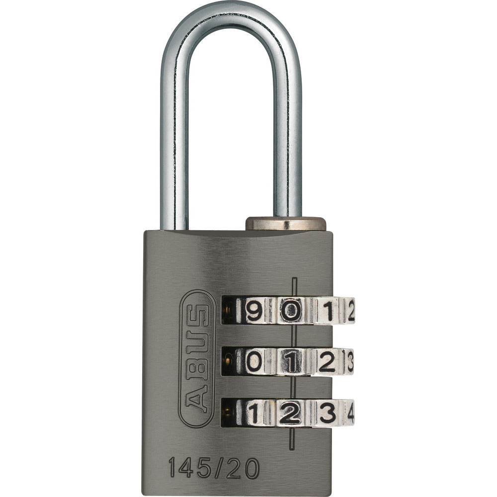 Abus - Zahlenschloss 145/20 titanium Lock-Tag - 46613
