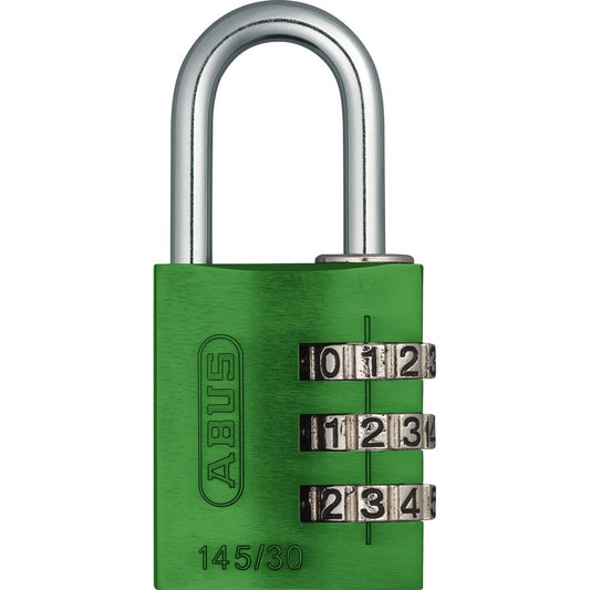 Abus - Zahlenschloss 145/30 grün Lock-Tag - 46617