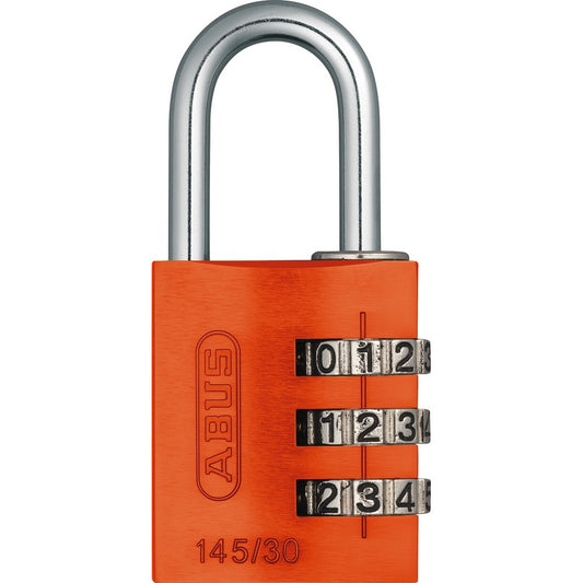 Abus - Zahlenschloss 145/30 orange Lock-Tag - 46616