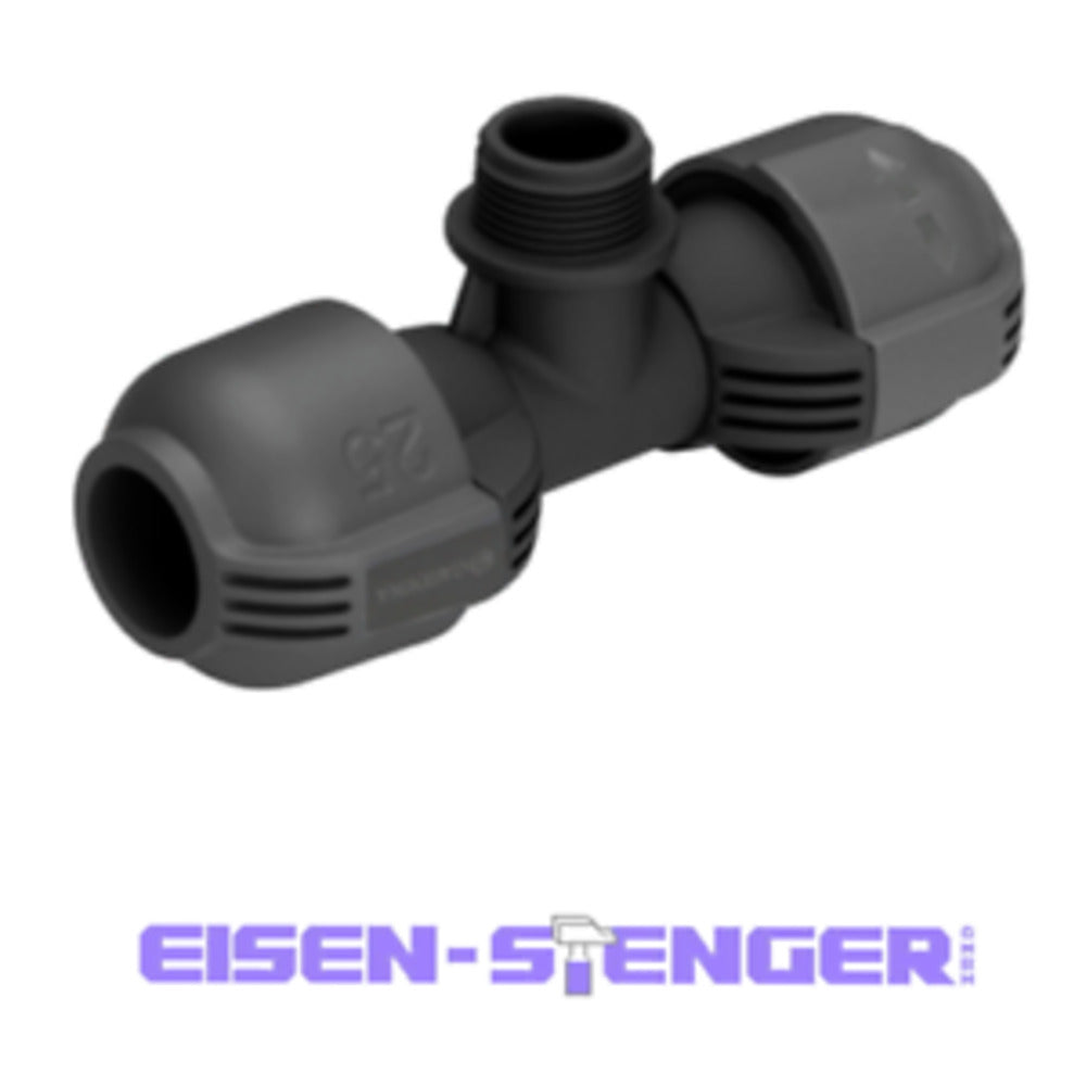 Gardena - Sprinklersystem T-Stück, 25 mm x 3/4-Außengewinde - 02787-20