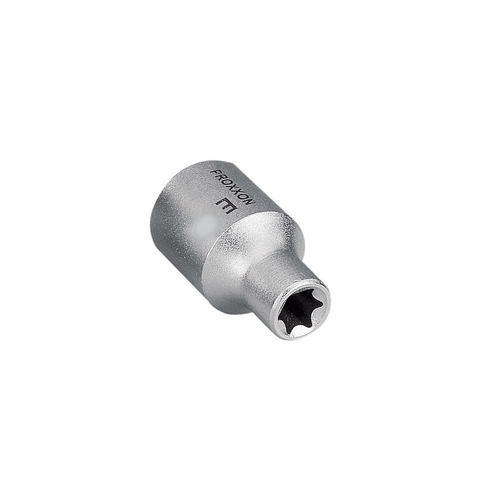 PROXXON Außen-Torx-Nuss E12 – Für 1/2 Zoll Antrieb, Antrieb 12,5 Mm