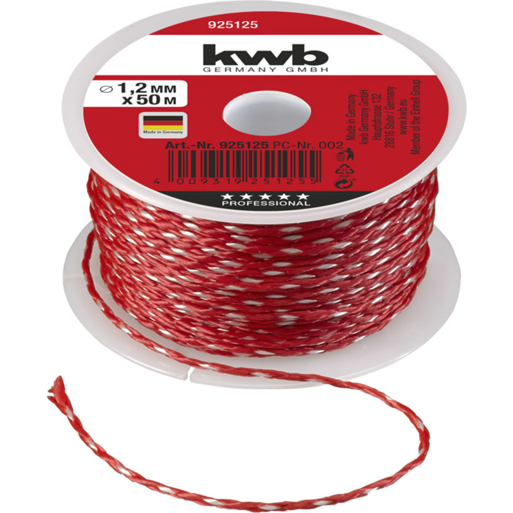 kwb - Maurerschnur 50 m, Rot - 925125