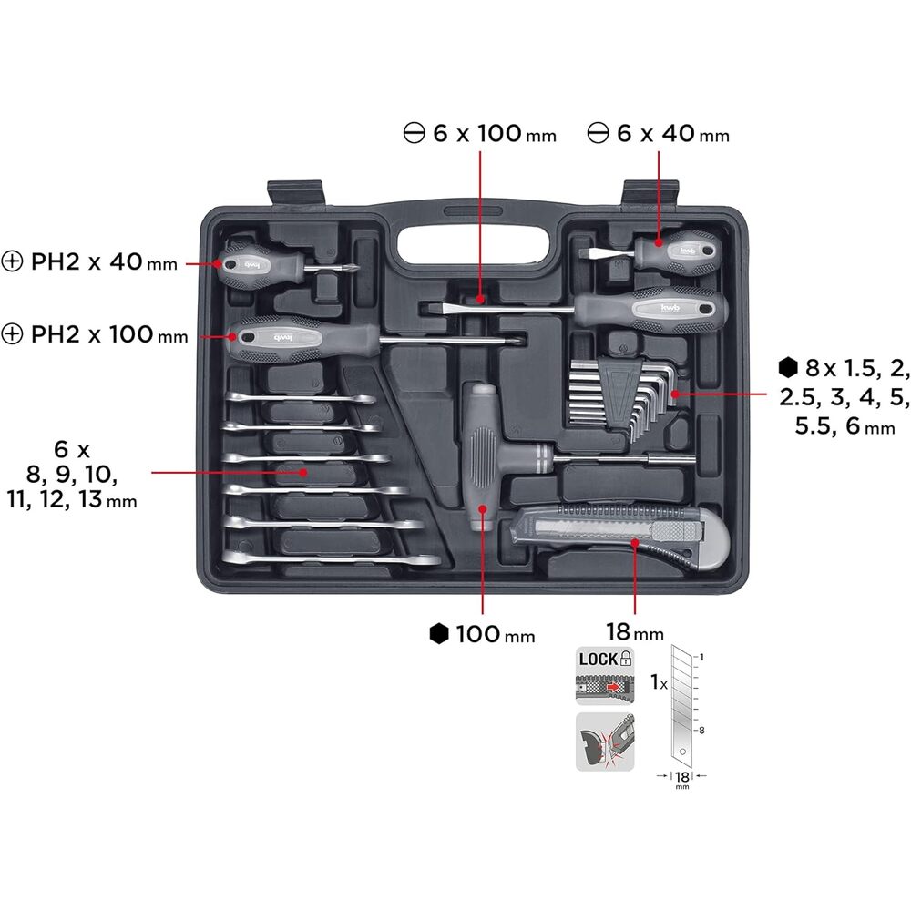 KWB - Werkzeugkoffer 63-tlg. - 375500