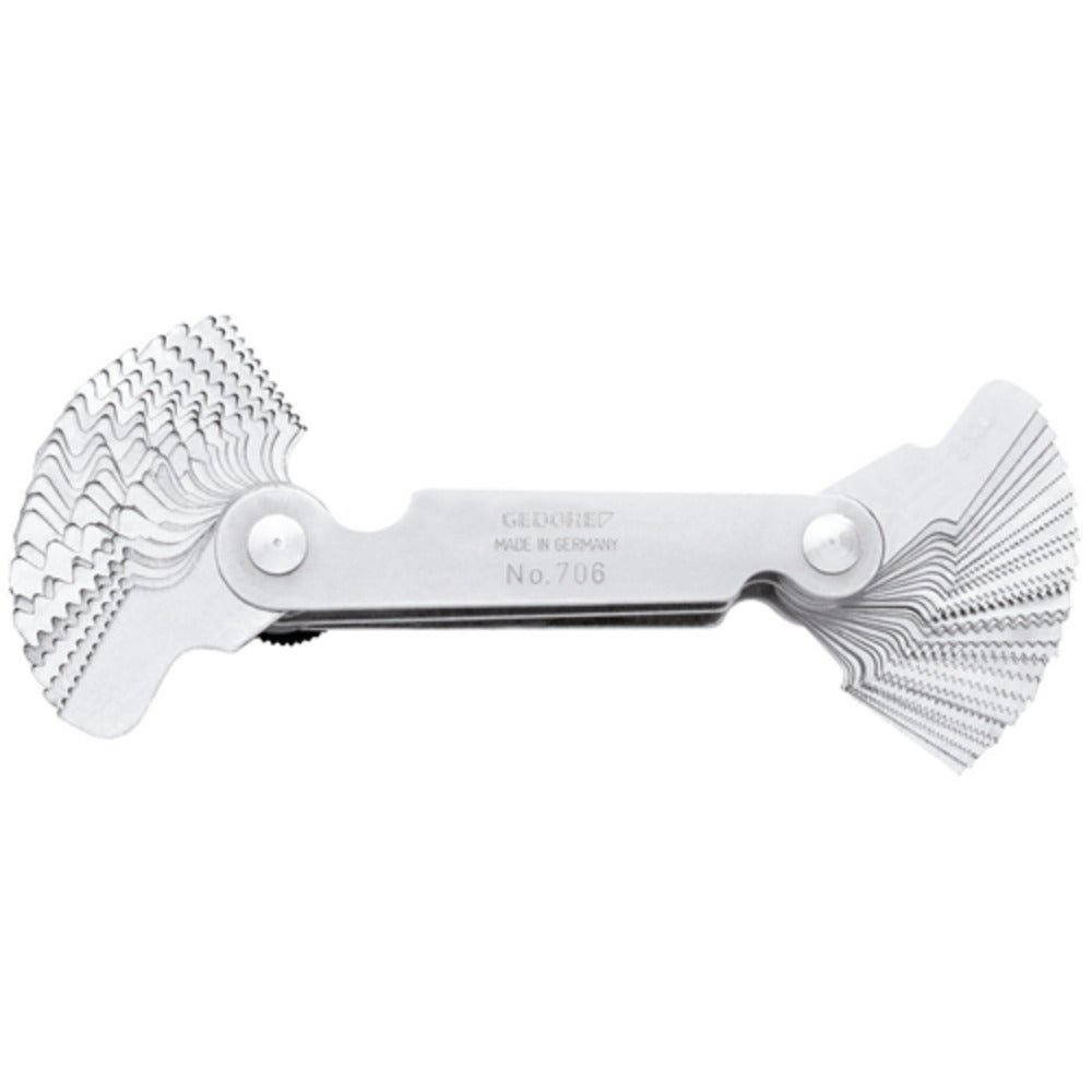 GEDORE - Gewindelehre 52 Blätter - 706