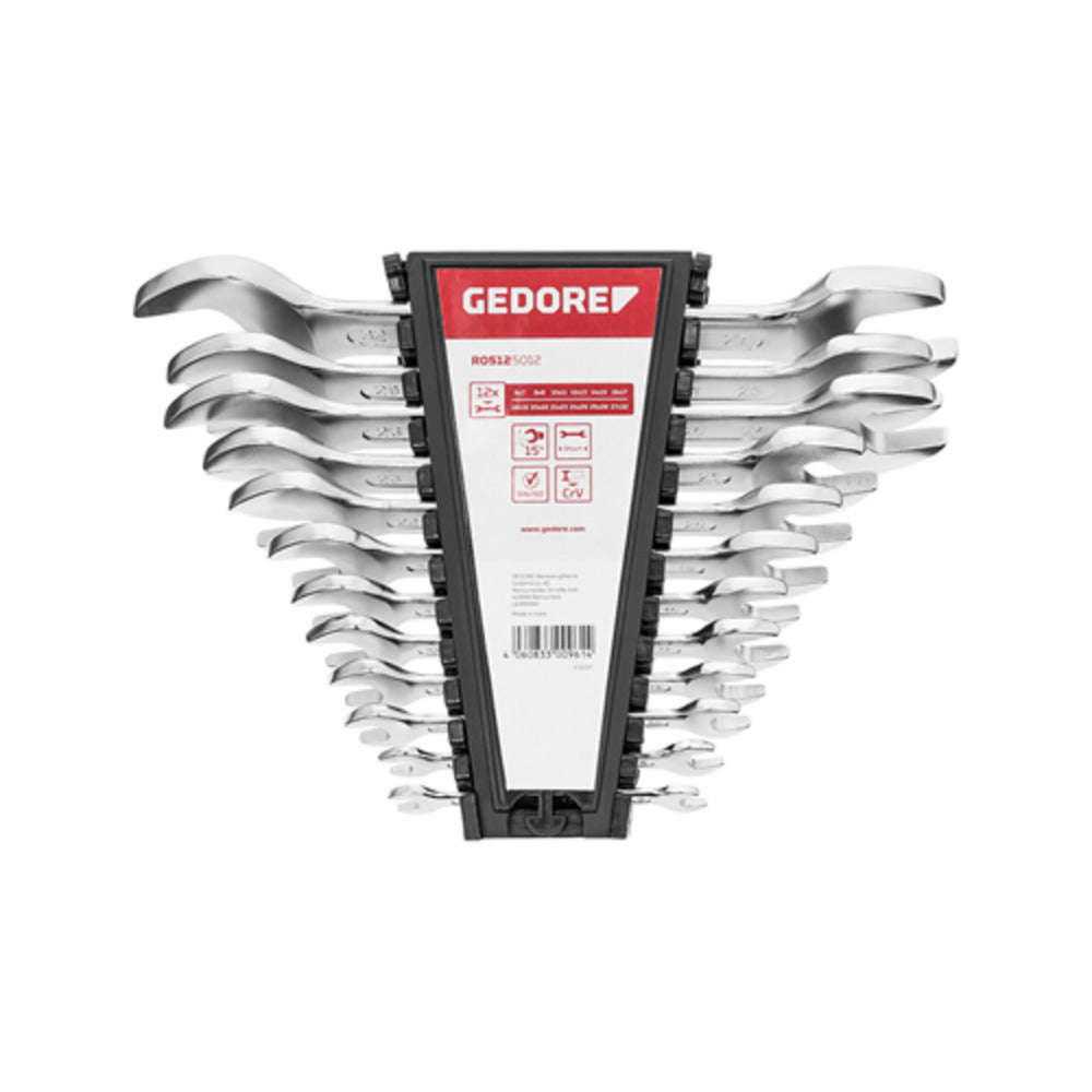GEDORE - Doppelmaulschlüssel-Satz kurz SW6-32mm 12tlg - R05125012