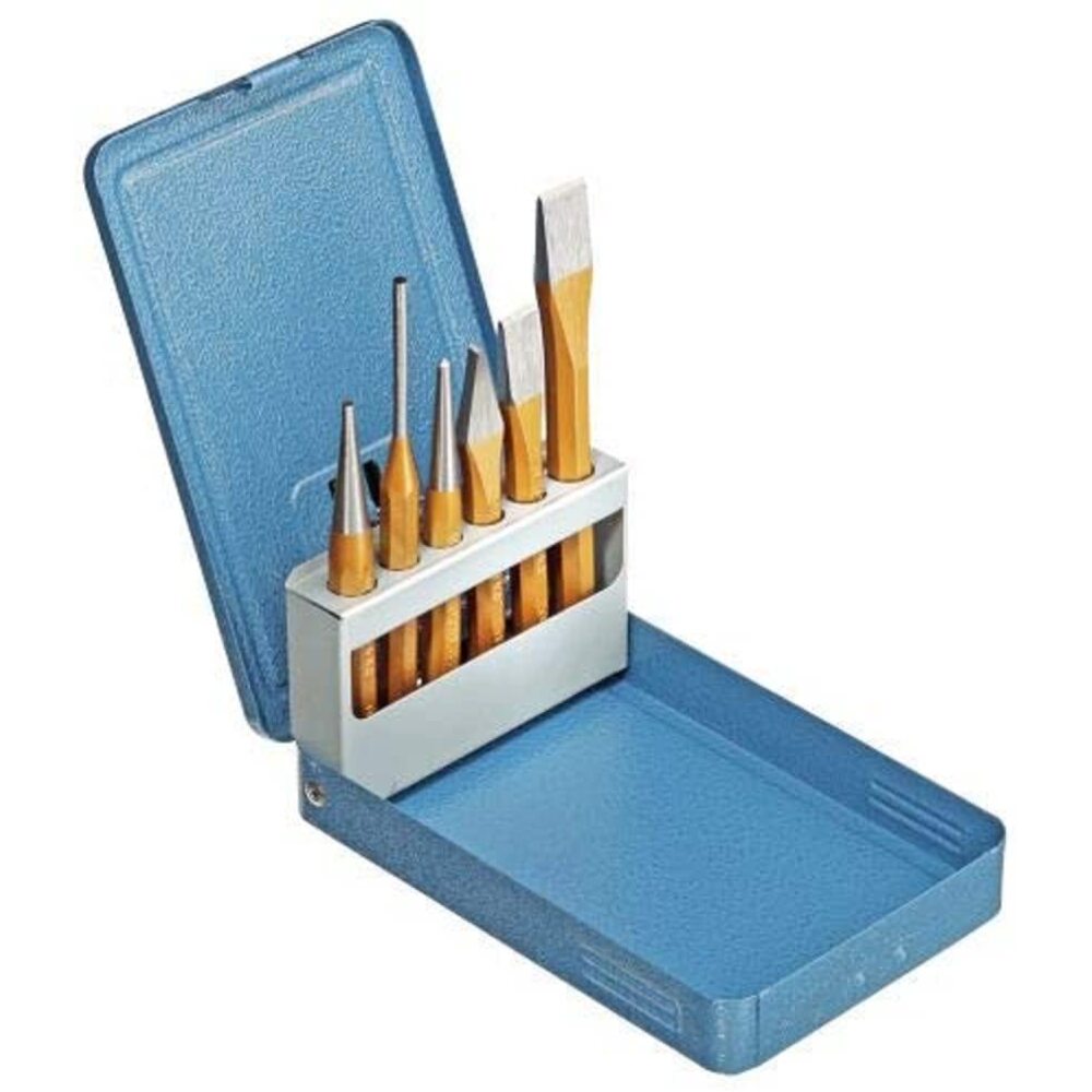 GEDORE SB 106 D Werkzeugsatz 6-teilig in Metallklappkassette, Blau