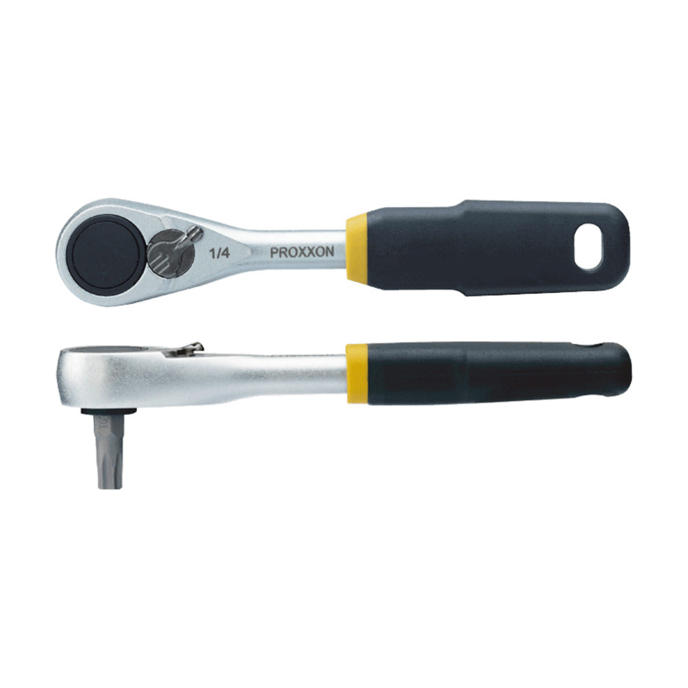 Proxxon - MICRO-Bit-Ratsche, 1/4" 6,3 mm, mit extrem schlankem Kopf (23 x 12 mm) - 23158