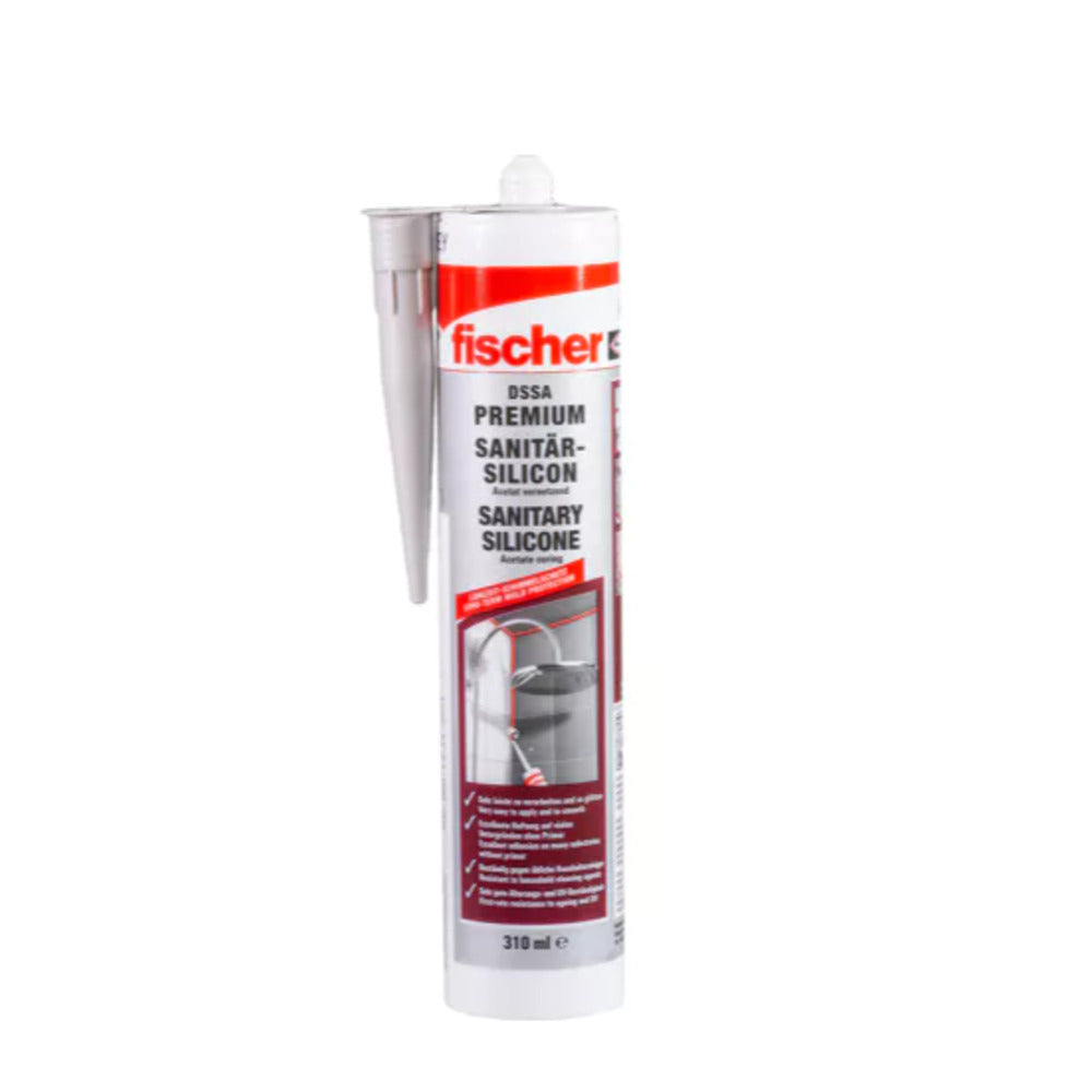 Fischer - Sanitärsilicon Dssa 310ml Anthrazit - 512211