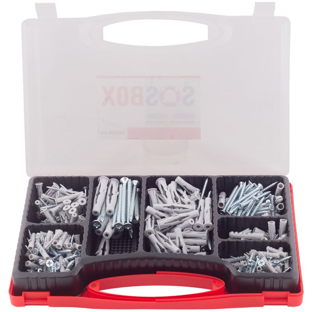 Fischer - SOS-Box Dübel S + FU + Schrauben - 533629