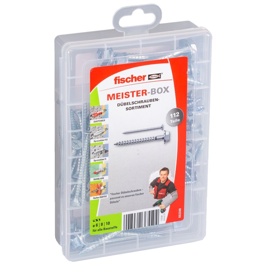 Fischer - MeisterBox Dübelschrauben (112) - 553348