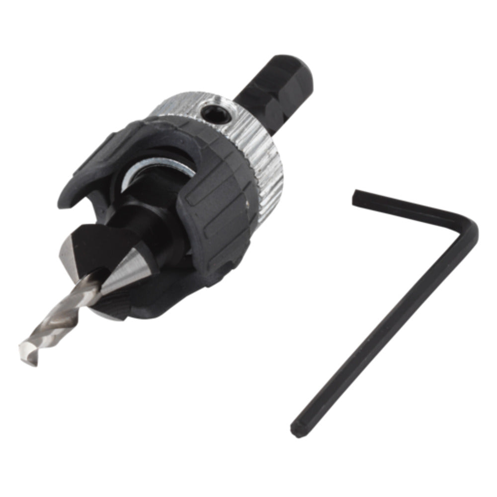 Wolfcraft - Vorbohrer mit Senker und Tiefenstopp - 2544000