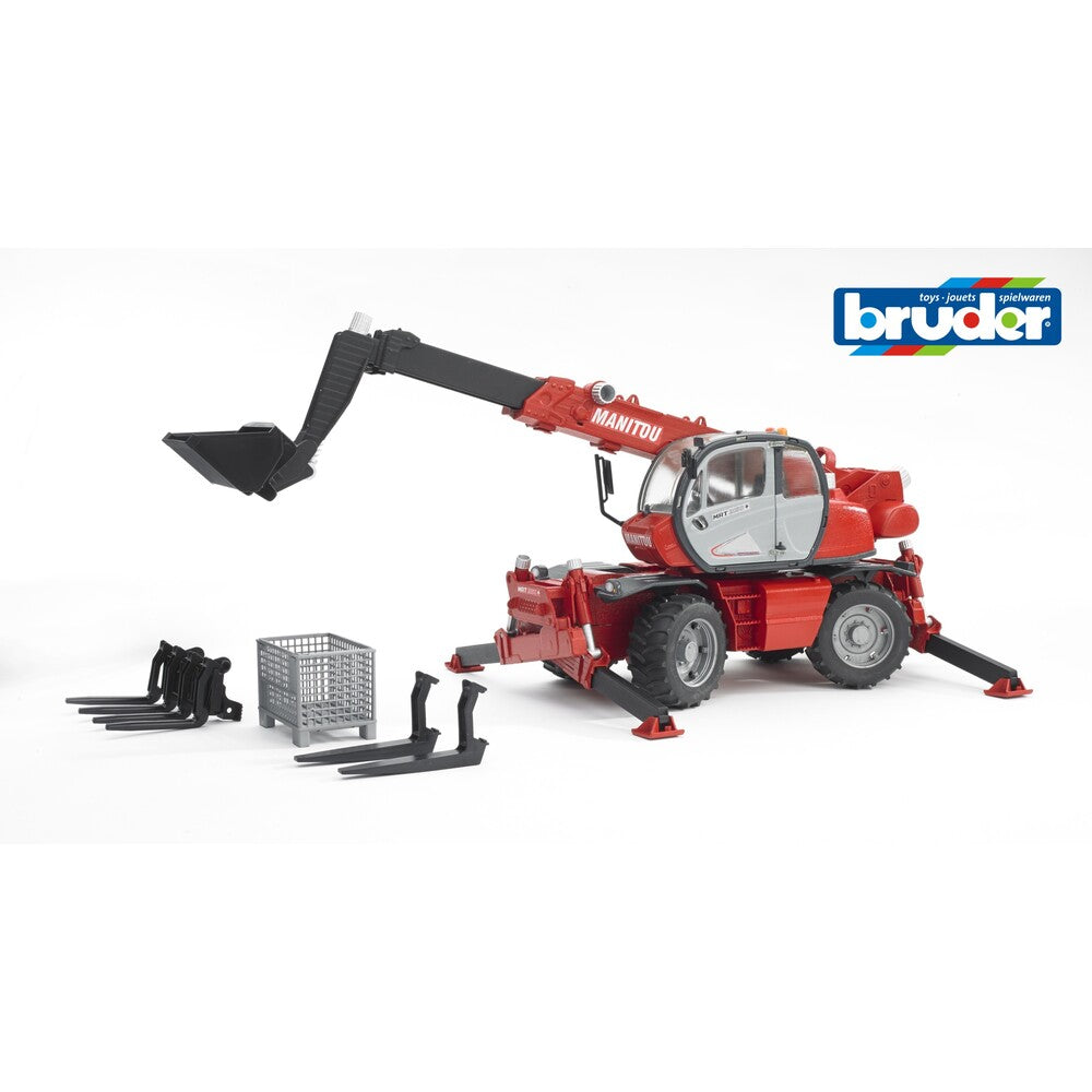 Bruder - Manitou Teleskopstapler MRT 2150 mit Zubehör - 2129
