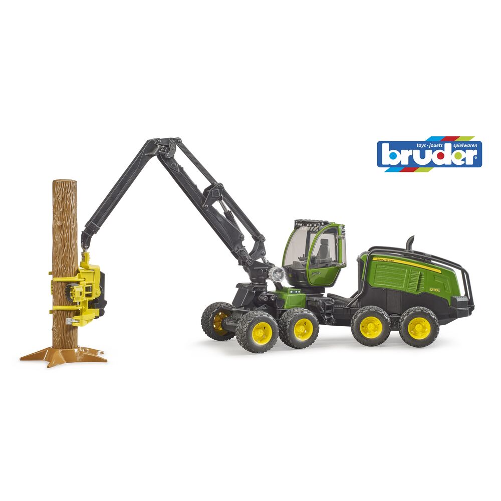 Bruder - John Deere 1270G Harvester mit 1 Baumstamm - 2135