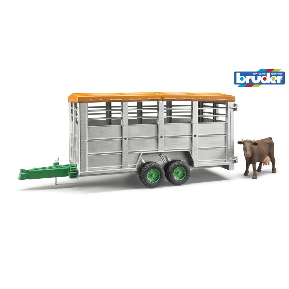 Bruder - Viehtransportanhänger mit 1Kuh - 2227