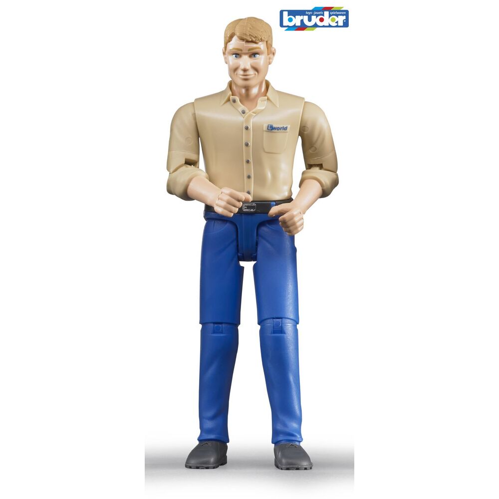 Bruder - Mann mit hellem Hauttyp und blauer Hose - 60006