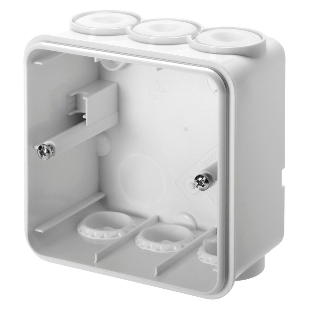 Gewiss - Aufputzdose für Steckdose mit RCD und UP-RCD, IP44 - GW95527