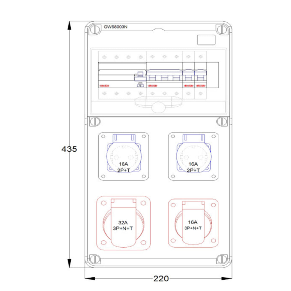 Gewiss - Energieverteiler AS05071