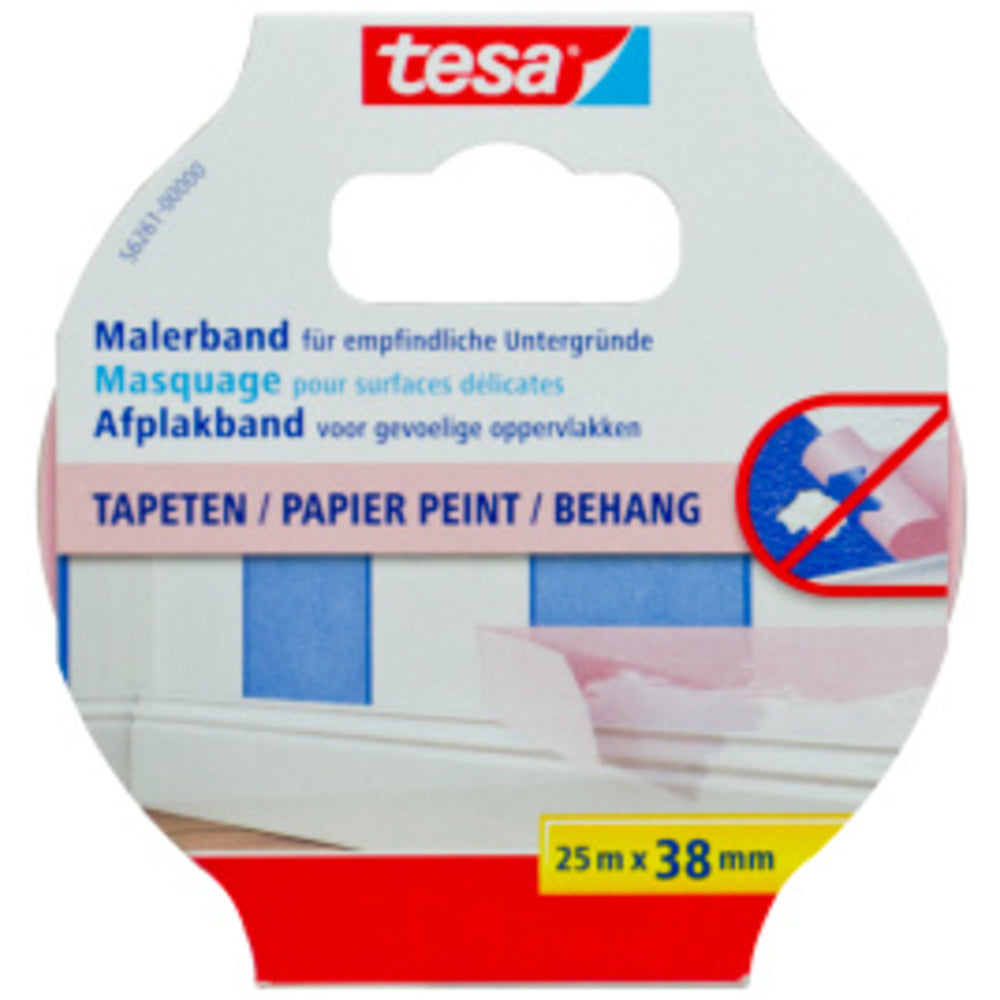 Tesa - tesa® Malerband Tapeten rosa 25 m : 38 mm - 56261-00000-04