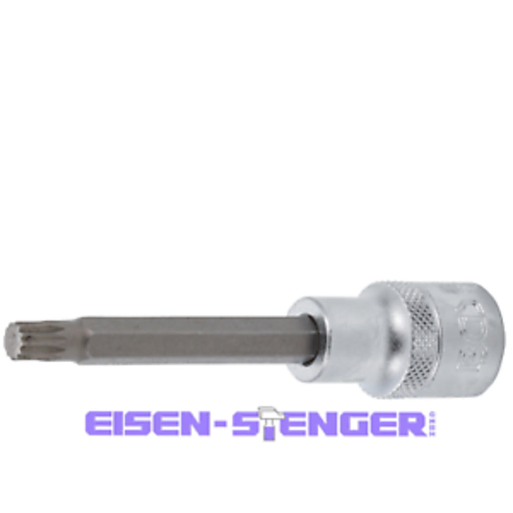 BGS - Bit-Einsatz | Länge 100 mm | Antrieb Innenvierkant 12,5 mm (1/2") | Innenvielzahn (für XZN) M8 - 4361
