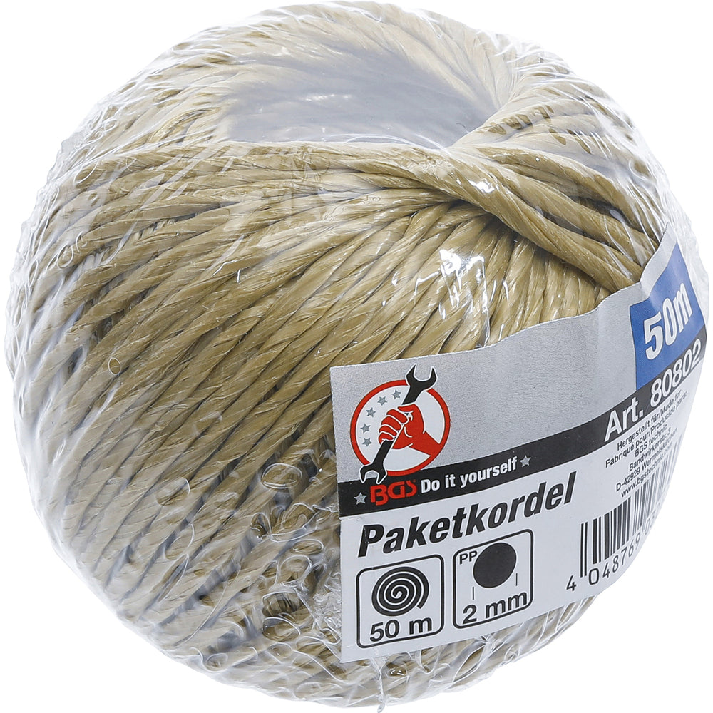 BGS - Paketkordel | 50 m x 2 mm - 80802