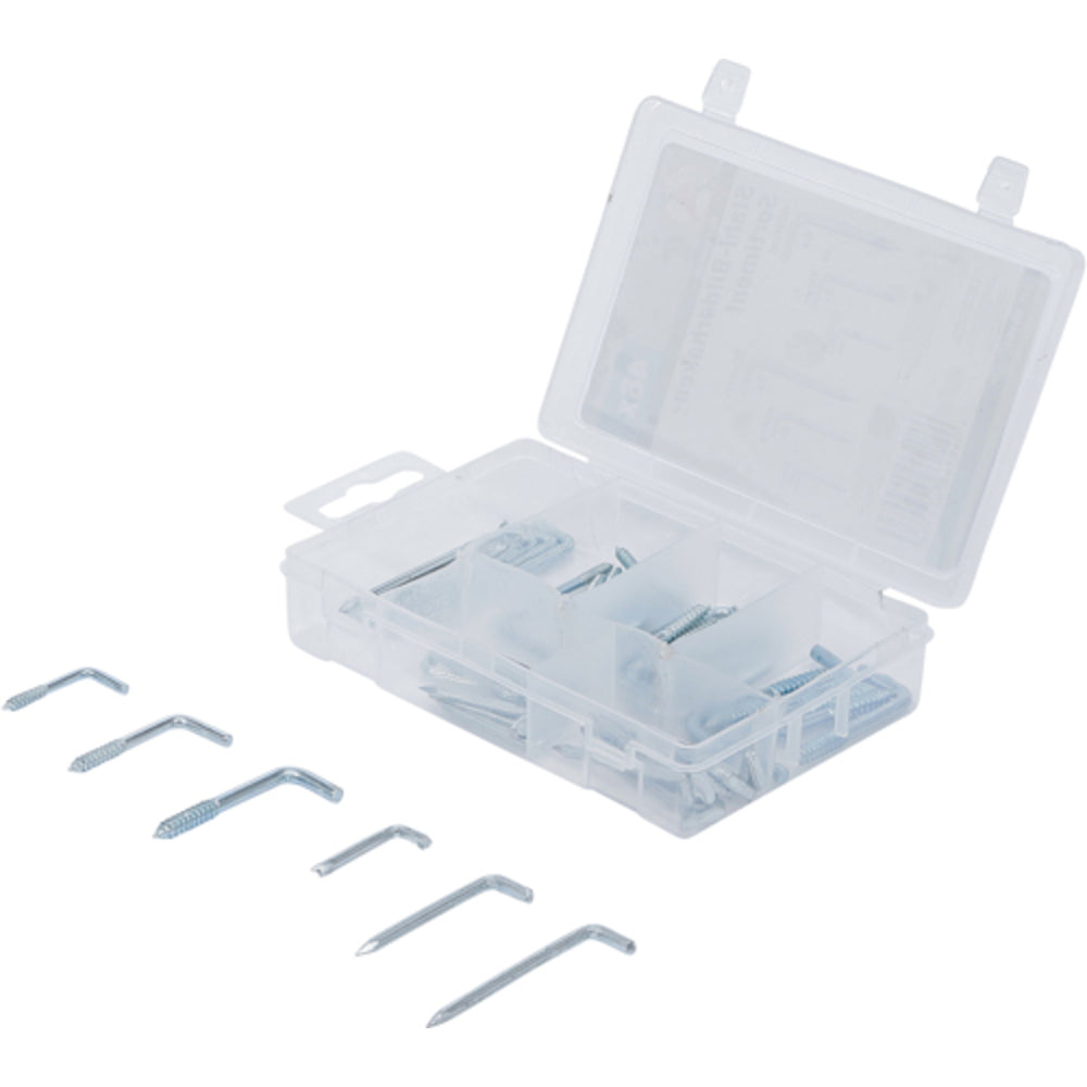 BGS - Stahl-Bilderhaken-Sortiment | 48-tlg. - 88164