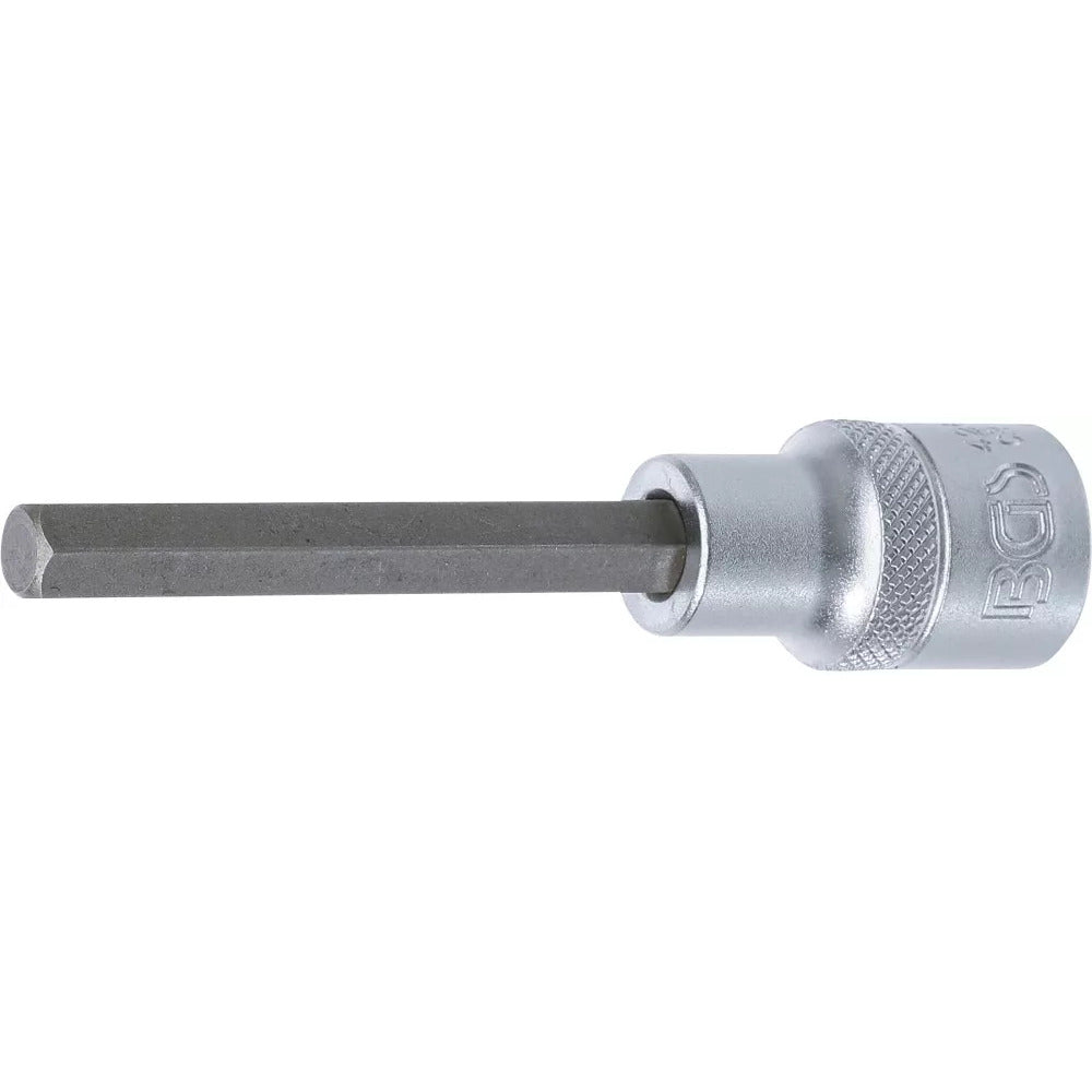 BGS - Bit-Einsatz | Länge 100 mm | Antrieb Innenvierkant 12,5 mm (1/2") | Innensechskant 8 mm - 4263