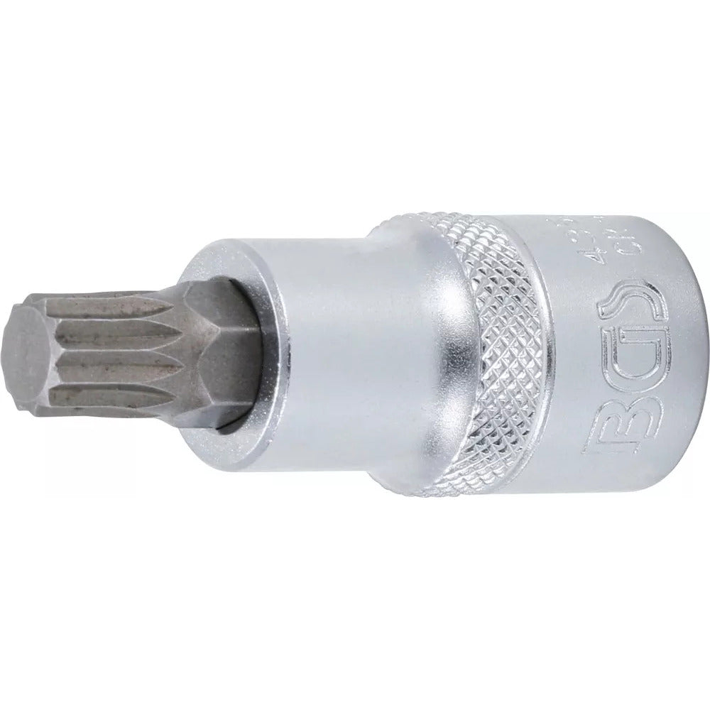 BGS - Bit-Einsatz | Antrieb Innenvierkant 12,5 mm (1/2") | Innenvielzahn (für XZN) M10 - 4353