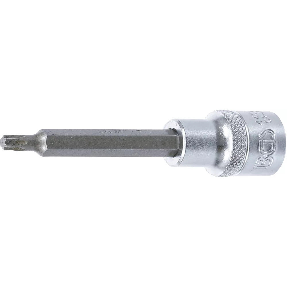 BGS - Bit-Einsatz | Länge 100 mm | Antrieb Innenvierkant 12,5 mm (1/2") | T-Profil (für Torx) T27 - 4467