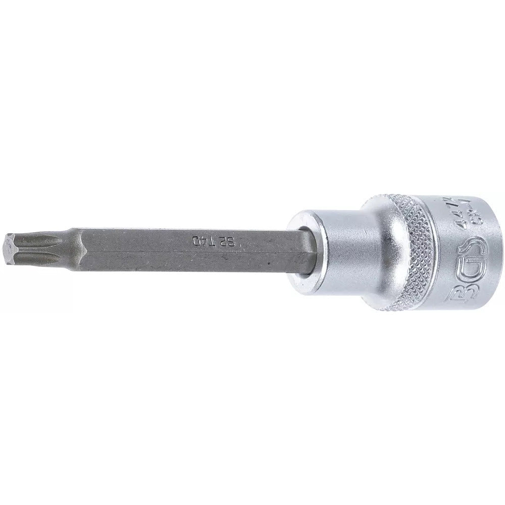 BGS - Bit-Einsatz | Länge 100 mm | Antrieb Innenvierkant 12,5 mm (1/2") | T-Profil (für Torx) T40 - 4472