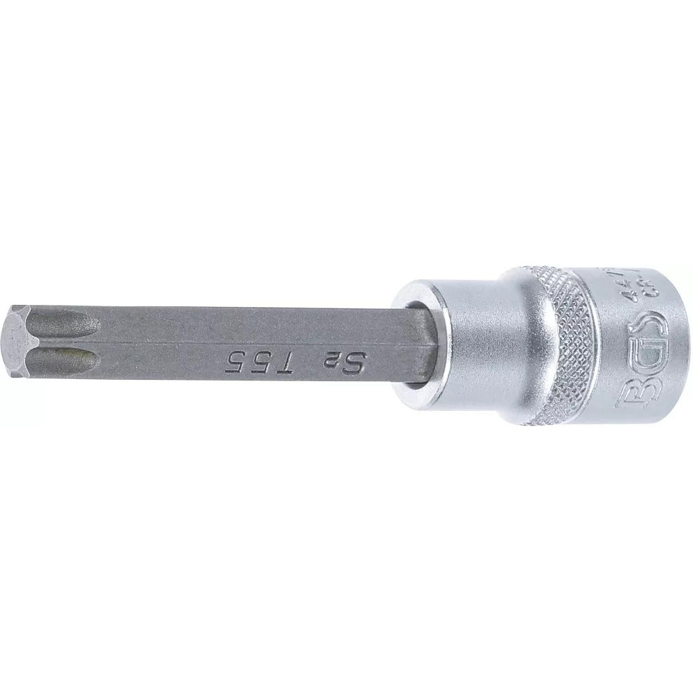 BGS - Bit-Einsatz | Länge 100 mm | Antrieb Innenvierkant 12,5 mm (1/2") | T-Profil (für Torx) T55 - 4475
