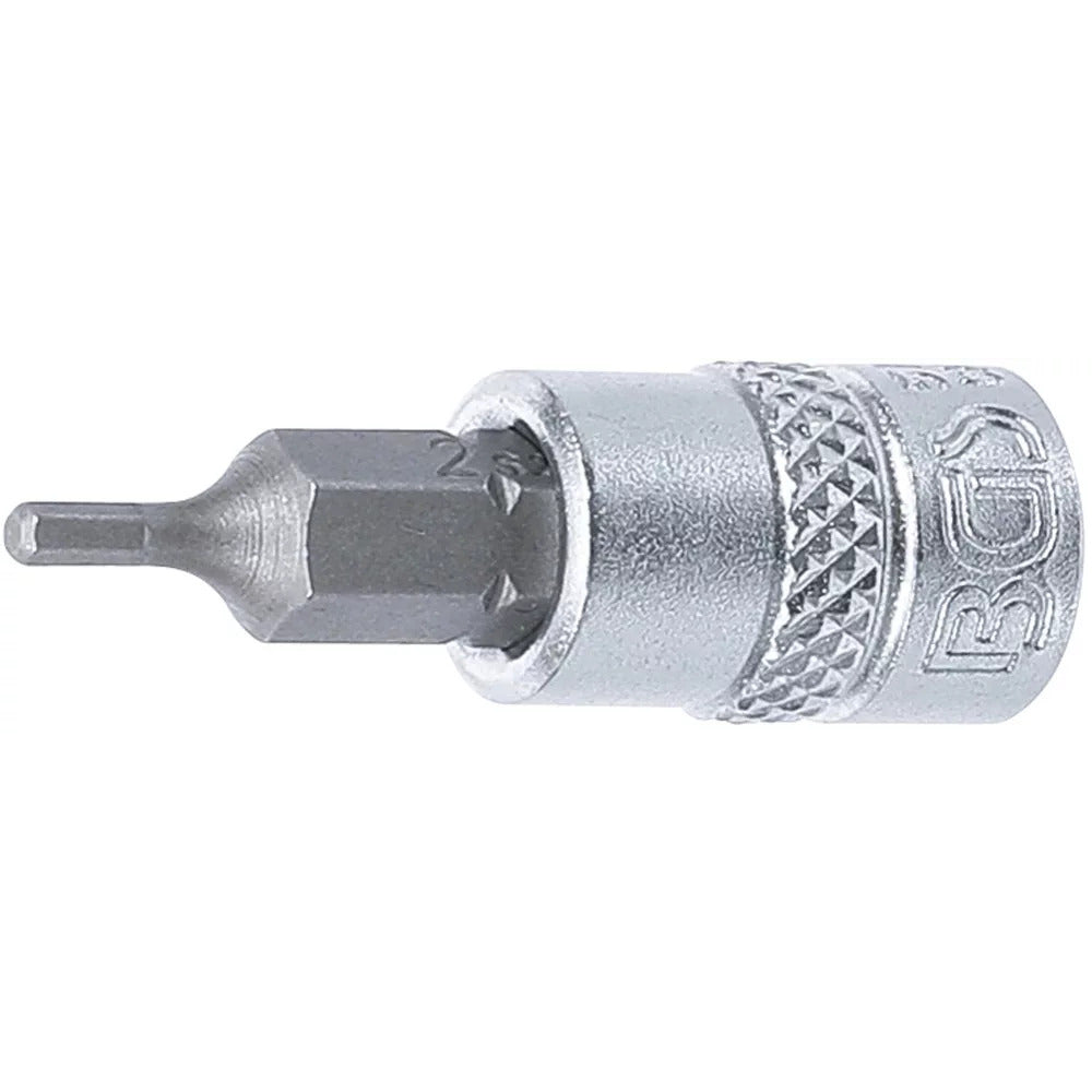 BGS - Bit-Einsatz | Antrieb Innenvierkant 6,3 mm (1/4") | Innensechskant 2 mm - 5153