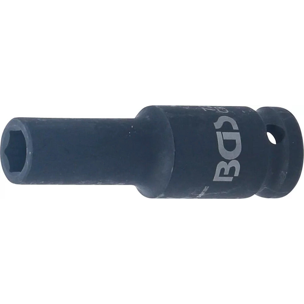 BGS - Kraft-Steckschlüssel-Einsatz Sechskant, tief | Antrieb Innenvierkant 12,5 mm (1/2") | SW 10 mm - 7210